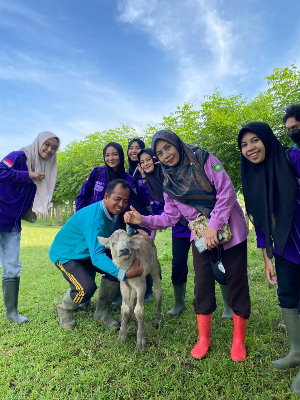 Kunjungan mahasiswa PKL dari UNDIKMA ke UPT Kerbau 