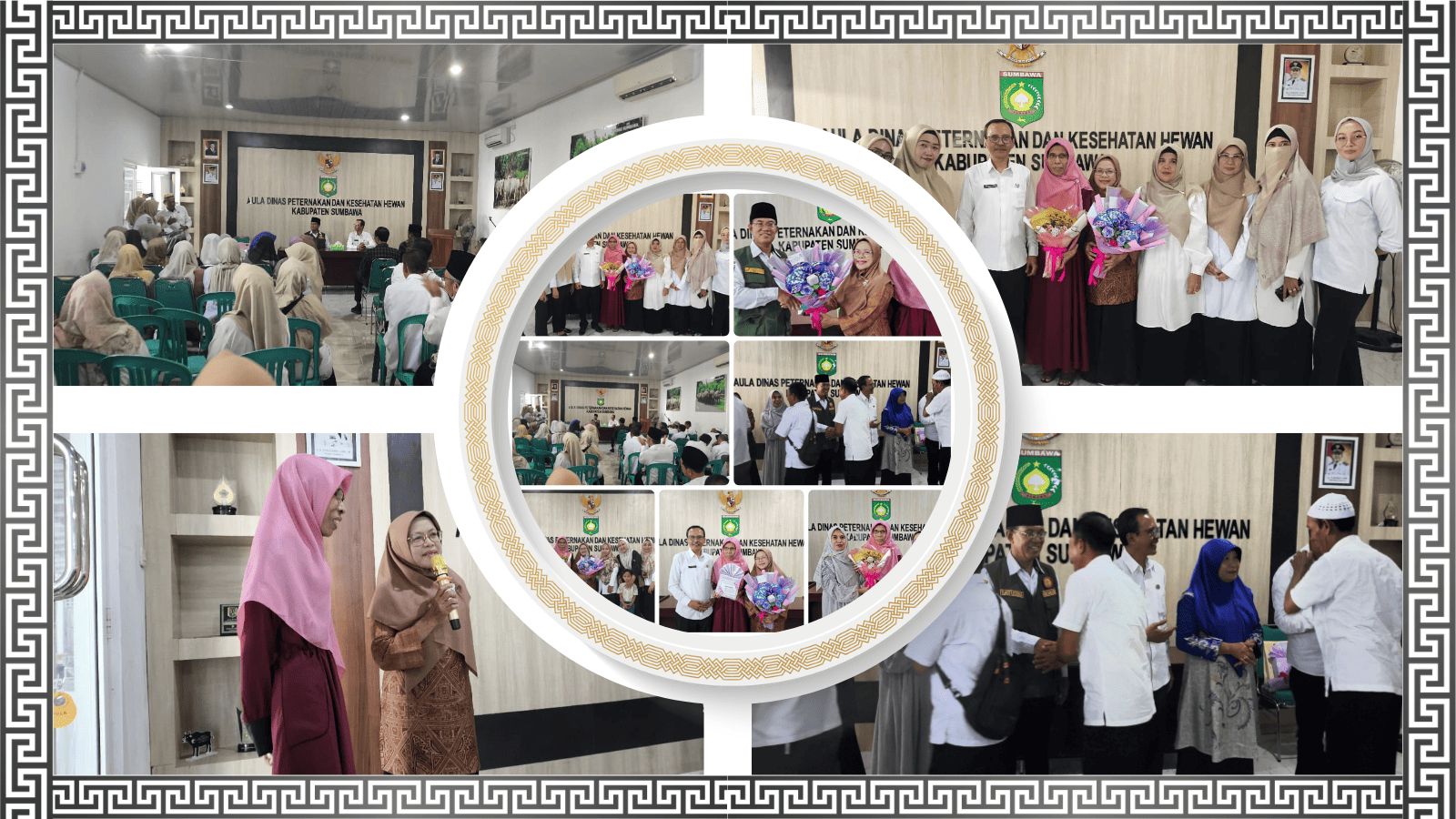 Dinas Peternakan dan Kesehatan Hewan Kabupaten Sumbawa Gelar Halal Bihalal yang dirangkaikan dengan Purna Tugas Dua ASN